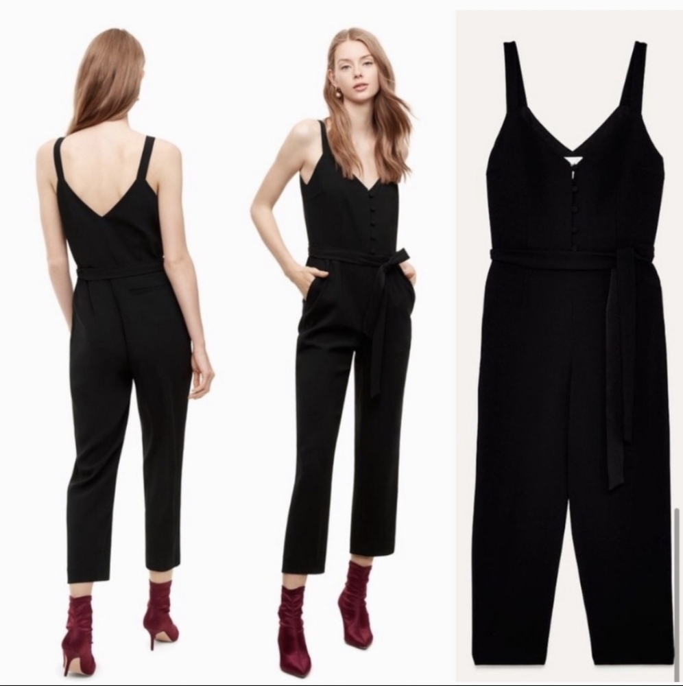 Aritizia Little Moon Petunia Black Jumpsuit 2